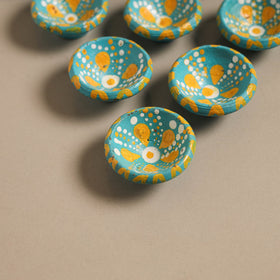 Decorative handpainted clay diya (set of 10) 28