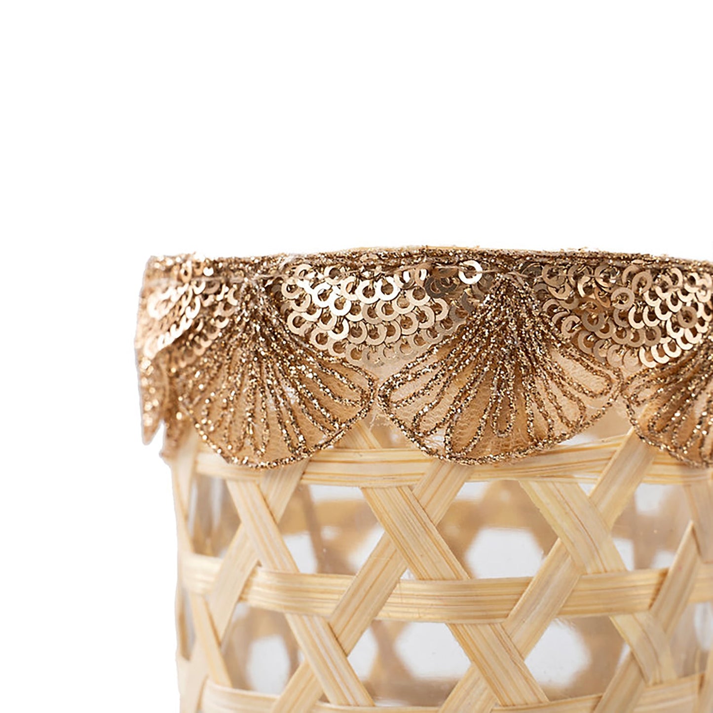 Deepam handcrafted bamboo tea light holder (single pc)