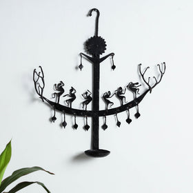 Deer - Bastar Tribal Wrought Iron Diya / Candle Stand Online in India 