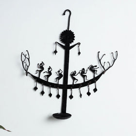Deer - Bastar Tribal Wrought Iron Diya / Candle Stand Online in India 