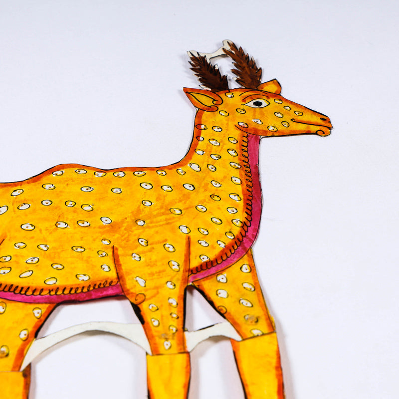  Tholu Bommalata Leather Puppet Wall Hanging l iTokri.com 