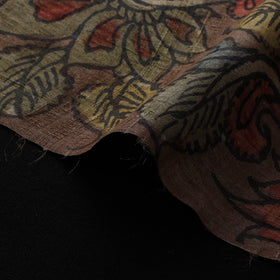 Desi tussar silk handpainted srikalahasti pen kalamkari
