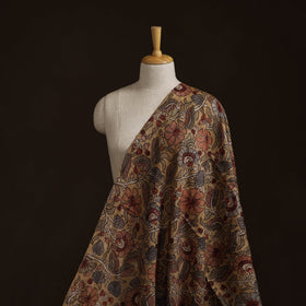 Desi tussar silk handpainted srikalahasti pen kalamkari