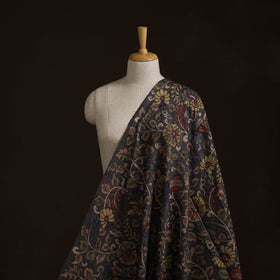 Desi tussar silk handpainted srikalahasti pen kalamkari