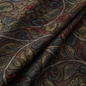 Desi tussar silk handpainted srikalahasti pen kalamkari