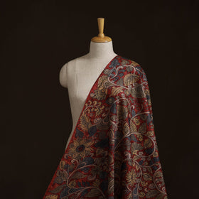 Desi tussar silk handpainted srikalahasti pen kalamkari