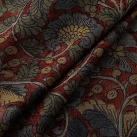 Desi tussar silk handpainted srikalahasti pen kalamkari