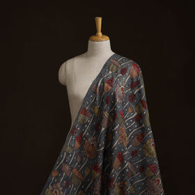 Desi tussar silk handpainted srikalahasti pen kalamkari