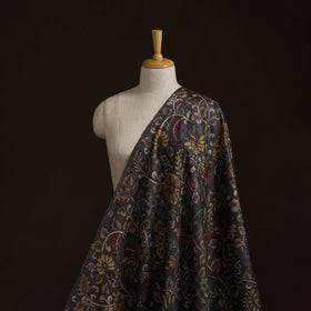 Desi tussar silk handpainted srikalahasti pen kalamkari