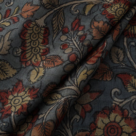 Desi tussar silk handpainted srikalahasti pen kalamkari