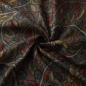 Desi tussar silk handpainted srikalahasti pen kalamkari