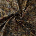 Desi tussar silk handpainted srikalahasti pen kalamkari