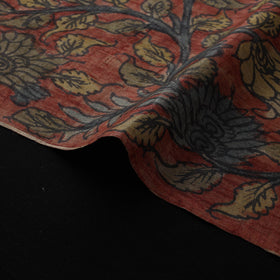 Desi tussar silk handpainted srikalahasti pen kalamkari