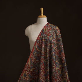 Desi tussar silk handpainted srikalahasti pen kalamkari