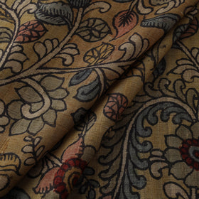 Desi tussar silk handpainted srikalahasti pen kalamkari