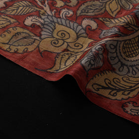 Desi tussar silk handpainted srikalahasti pen kalamkari