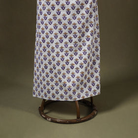 Designer! Block Print Cotton Dress Material with Jewellery Set 