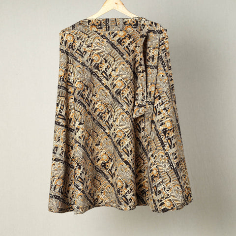 Cotton wrap around kalamkari skirt 30 - handcrafted