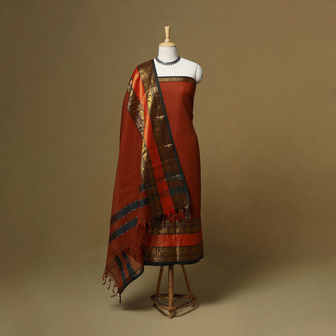 Dharwad cotton 2pc unstitched dress material 02