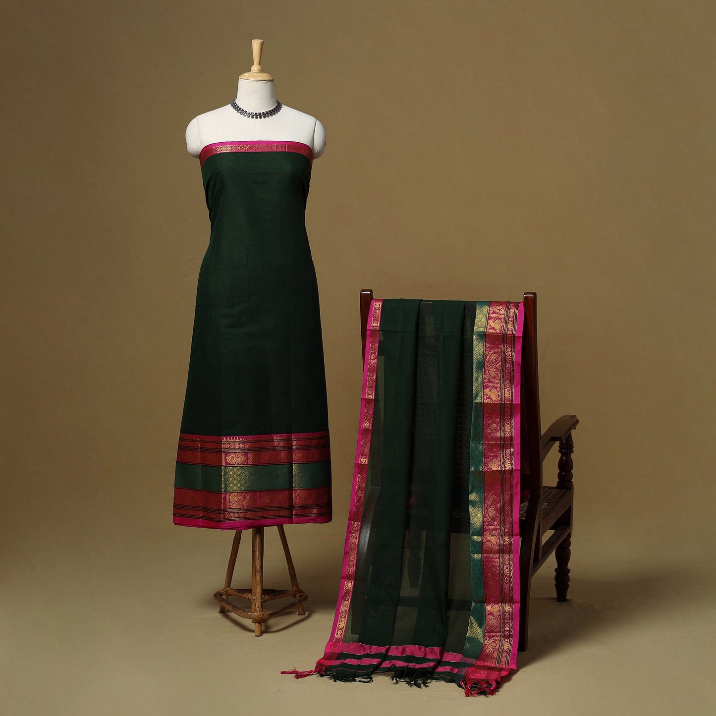 Dharwad cotton 2pc unstitched dress material 04