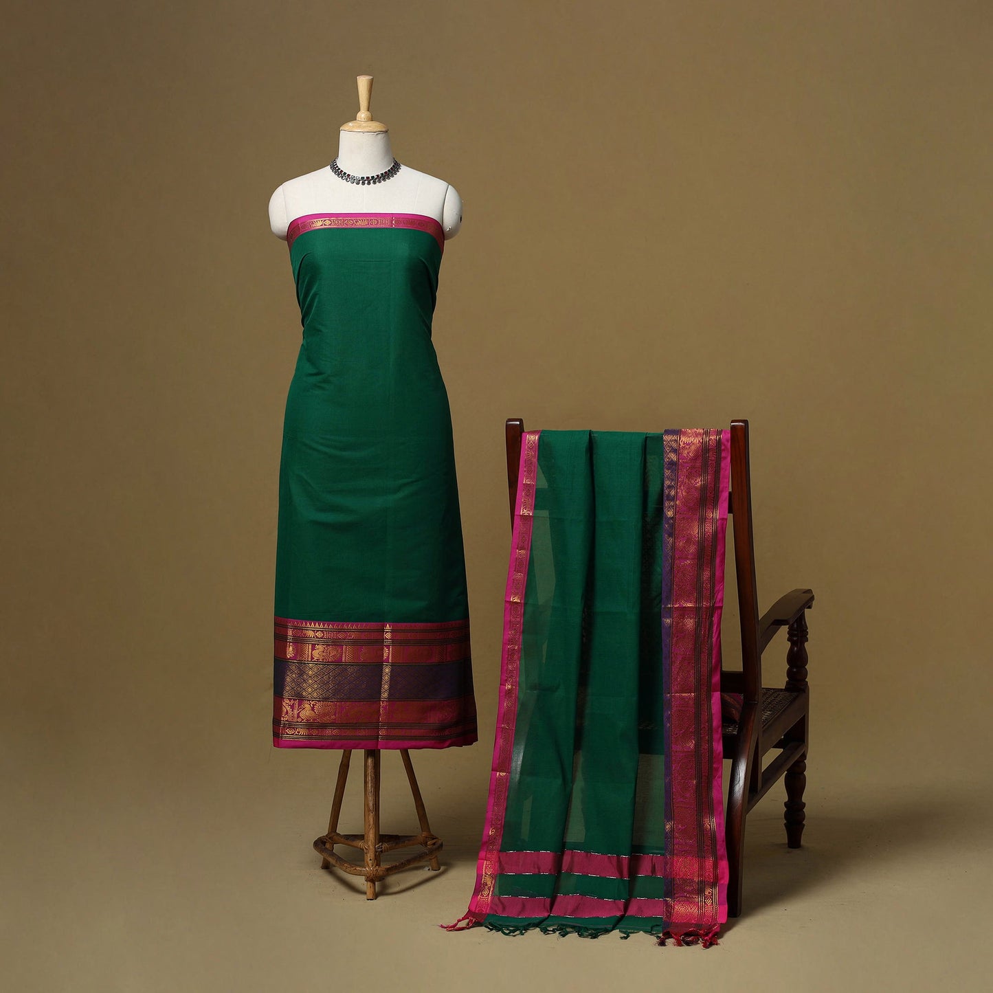 Dharwad cotton 2pc unstitched dress material 07