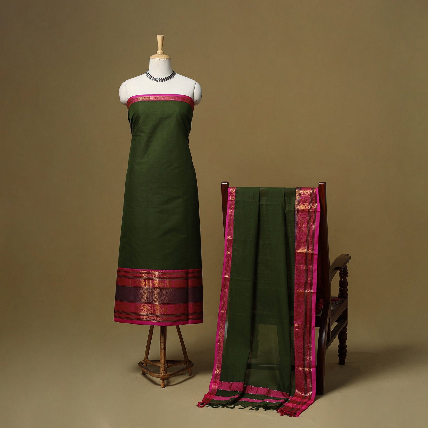 Dharwad cotton 2pc unstitched dress material 09