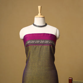 Dharwad cotton 3pc unstitched dress material with border 02