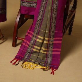 Dharwad cotton 3pc unstitched dress material with border 02