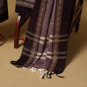 Dharwad cotton 3pc unstitched dress material with border 04