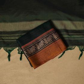 Dharwad cotton 3pc unstitched dress material with border 12