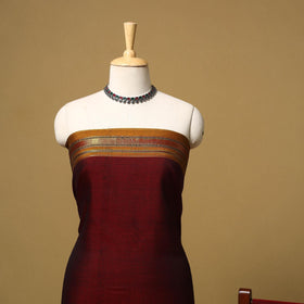 Dharwad cotton 3pc unstitched dress material with border 16