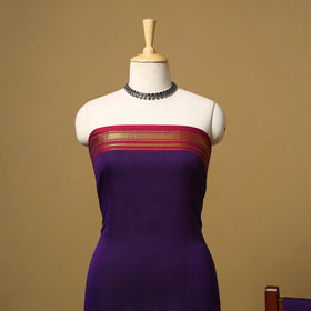 Dharwad cotton 3pc unstitched dress material with border 18