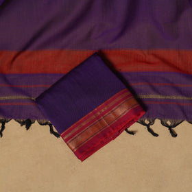 Dharwad cotton 3pc unstitched dress material with border 18