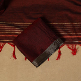 Dharwad cotton 3pc unstitched dress material with border 19