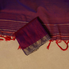 Dharwad cotton 3pc unstitched dress material with border 20