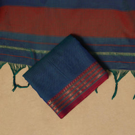 Dharwad cotton 3pc unstitched dress material with border 24