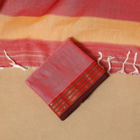 Dharwad cotton 3pc unstitched dress material with border 26