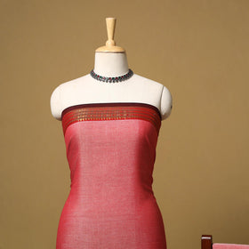 Dharwad cotton 3pc unstitched dress material with border 26