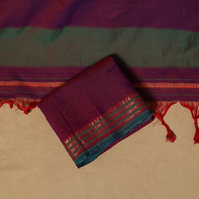 Dharwad cotton 3pc unstitched dress material with border 27