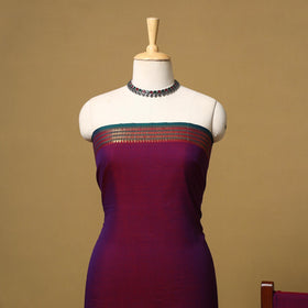 Dharwad cotton 3pc unstitched dress material with border 27