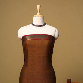 Dharwad cotton 3pc unstitched dress material with border 33