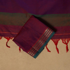 Dharwad cotton 3pc unstitched dress material with border 36