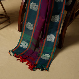 Dharwad cotton 3pc unstitched dress material with border 37