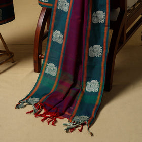 Dharwad cotton 3pc unstitched dress material with border 40