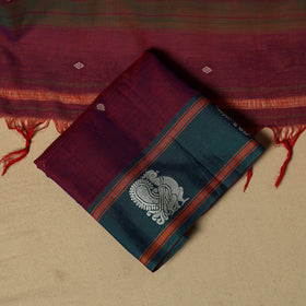 Dharwad cotton 3pc unstitched dress material with border 40