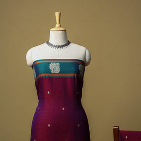 Dharwad cotton 3pc unstitched dress material with border 40