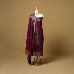 Dharwad cotton 3pc unstitched dress material with border 42