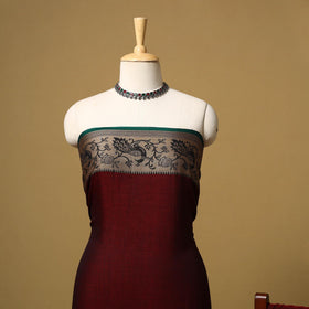 Dharwad cotton 3pc unstitched dress material with border 44