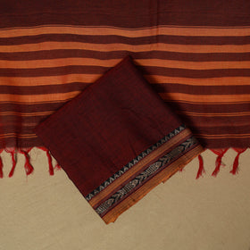 Dharwad cotton 3pc unstitched dress material with border 44