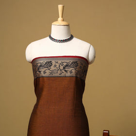 Dharwad cotton 3pc unstitched dress material with border 45